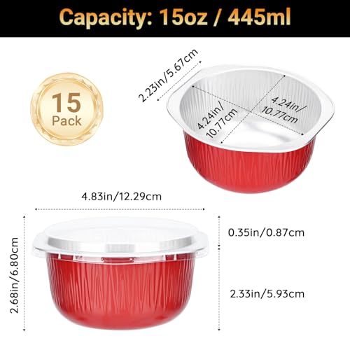 Disposable Baking Cups with Lids - 15 Pack at $9.99 - Image 3