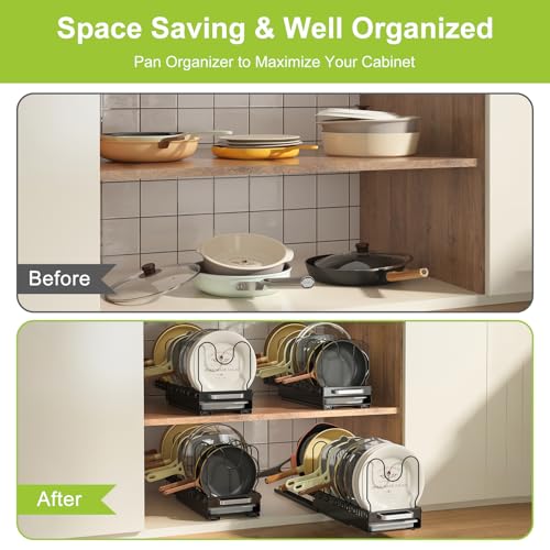 30% Off Under-Cabinet Pot and Pan Organizer with Drain Tray - Image 5