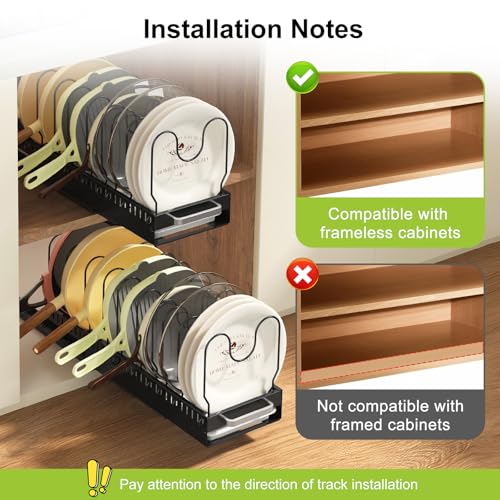 30% Off Under-Cabinet Pot and Pan Organizer with Drain Tray - Image 7