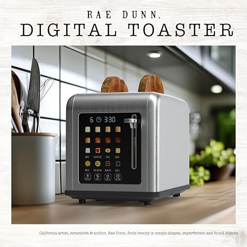 10% Off Rae Dunn Smart 2-Slice Toaster – 825W Digital - Image 5
