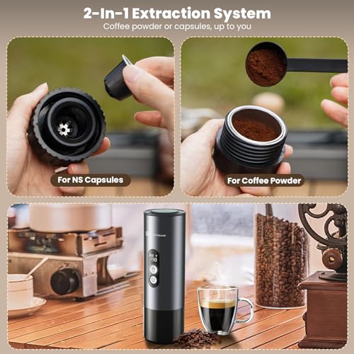 Save on Maestri House 150W Portable Espresso Maker - Image 7