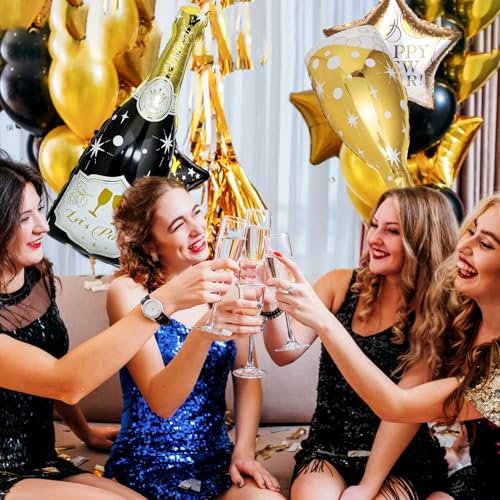 29% Off 106 Pcs Black Gold Grad Balloons Arch Kit - Image 6