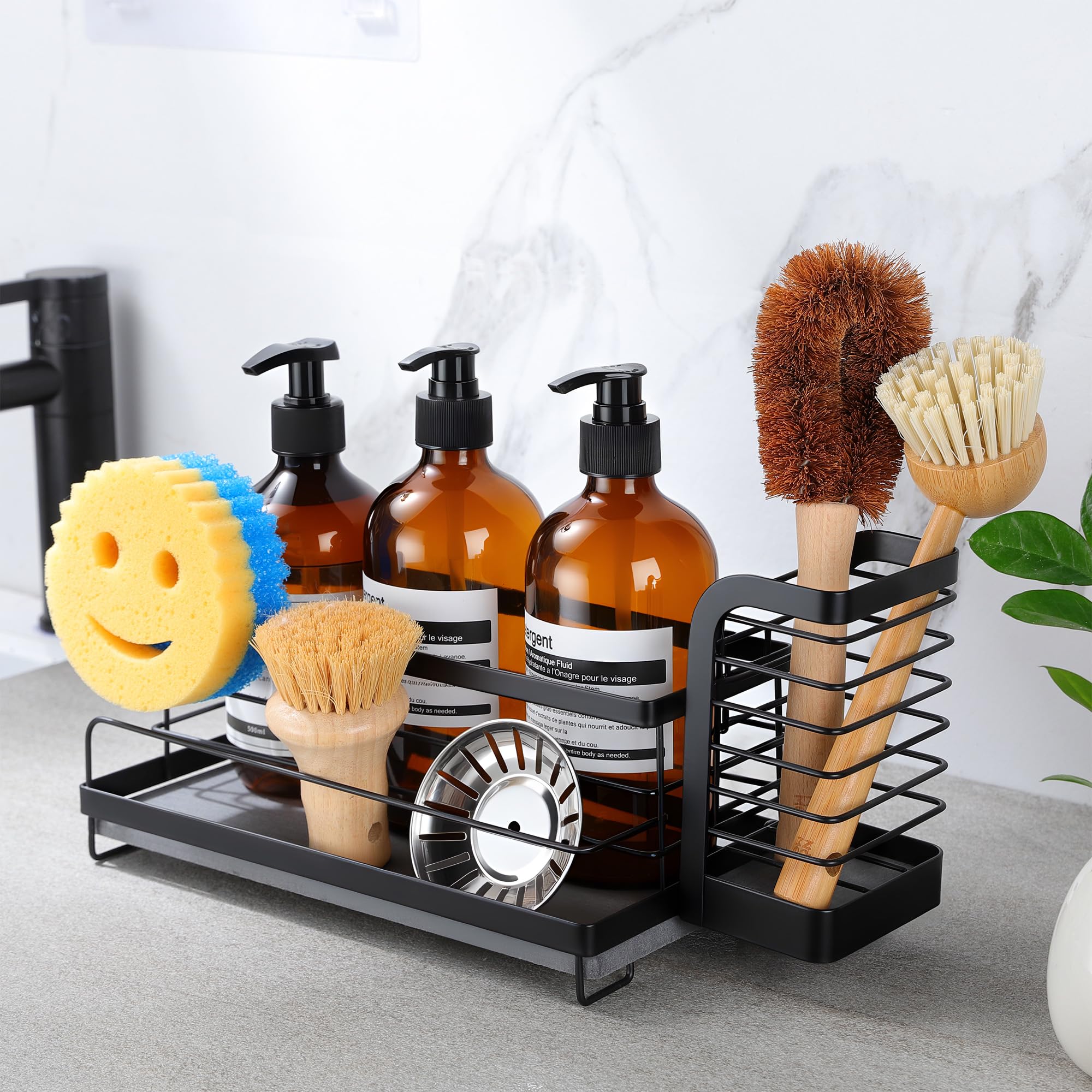 Save $1 with Code B2A6LAJH on Daoun Kitchen Sink Organizer