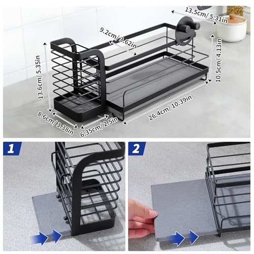 Save $1 with Code B2A6LAJH on Daoun Kitchen Sink Organizer - Image 7