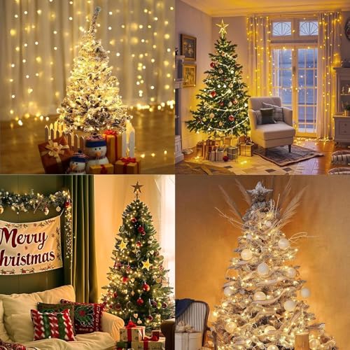 33ft Christmas Lights with Code 6QPQOXUQ - 100 LED Warm White - Image 7