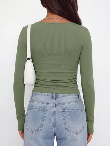 Get 33% Off BTFBM Women's Ribbed Long Sleeve Tops - Image 4