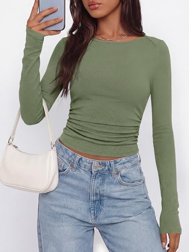 Get 33% Off BTFBM Women's Ribbed Long Sleeve Tops - Image 6