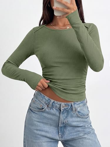 Get 33% Off BTFBM Women's Ribbed Long Sleeve Tops - Image 7