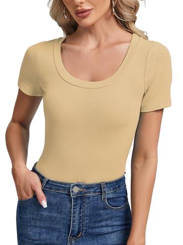 9% Off C.O.Z.Y Women's Ribbed Scoop Neck Tee - Image 3