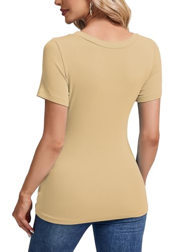 9% Off C.O.Z.Y Women's Ribbed Scoop Neck Tee - Image 5