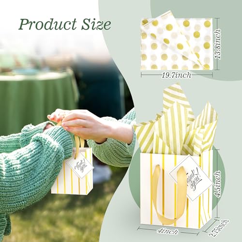 50% Off 30-Pack Mini Gift Bags with Handles & Tissue - Image 4
