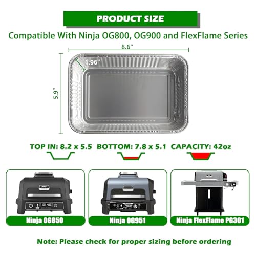 50% Off KEESHA 30-Pack Drip Pan Liners for Ninja Grills - Image 3