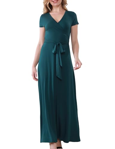 33% Off Aphratti Women's Faux Wrap Maxi Dress - Image 2