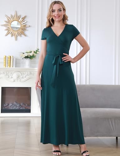33% Off Aphratti Women's Faux Wrap Maxi Dress - Image 4