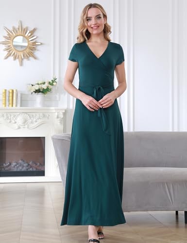 33% Off Aphratti Women's Faux Wrap Maxi Dress - Image 6