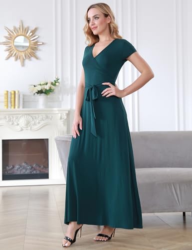 33% Off Aphratti Women's Faux Wrap Maxi Dress - Image 8