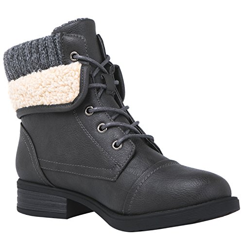 14% Off GLOBALWIN Women's Combat Ankle Boots – Low Heel - Image 4