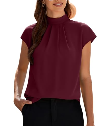 10% Off Funlingo Womens Mock Neck Blouse - Image 2
