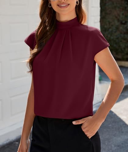 10% Off Funlingo Womens Mock Neck Blouse - Image 4
