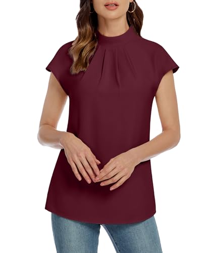 10% Off Funlingo Womens Mock Neck Blouse - Image 6