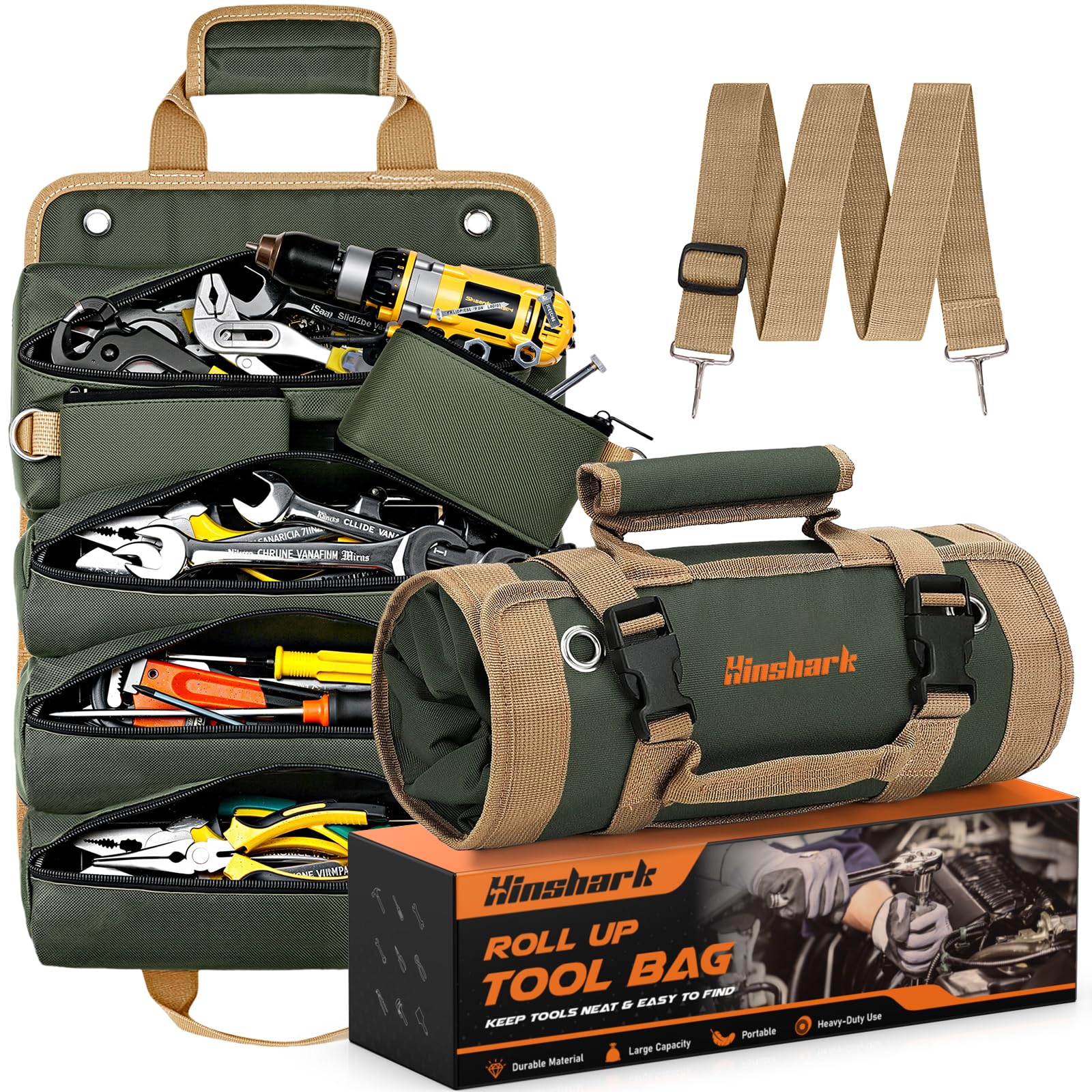 50% Off Hinshark Roll Up Tool Bag for Father's Day - Image 1