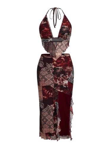 5% Off Verdusa Women's 2-Piece Boho Skirt Set - Image 3