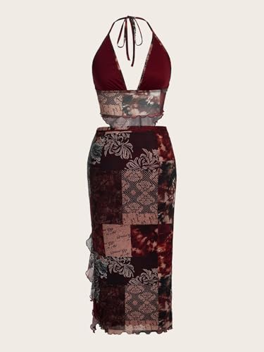 5% Off Verdusa Women's 2-Piece Boho Skirt Set - Image 4