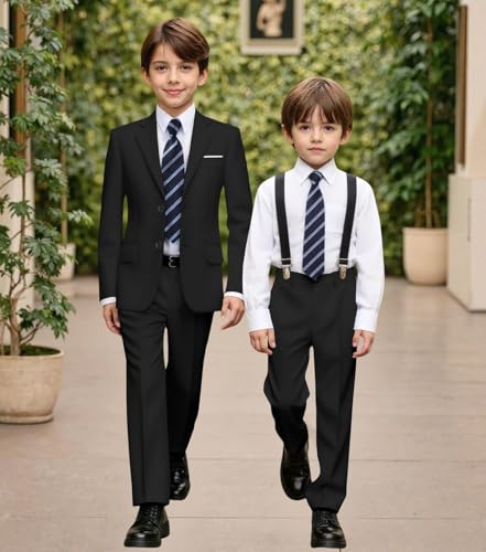 Save 33% on Boy's 5-Piece Tuxedo Suit Set - Image 3