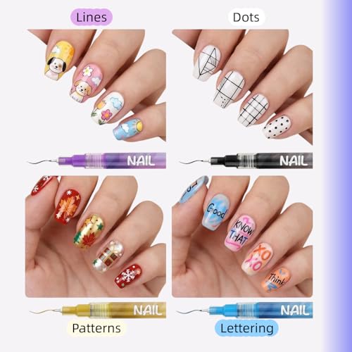 12-Color Nail Art Pens Set for DIY Manicures – 4% Off - Image 4