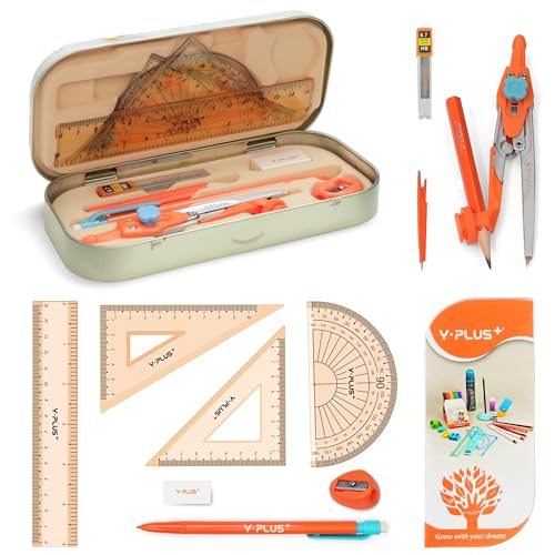 Save 15% on YPLUS Geometry Set for Students – 12 Pcs Kit - Image 2