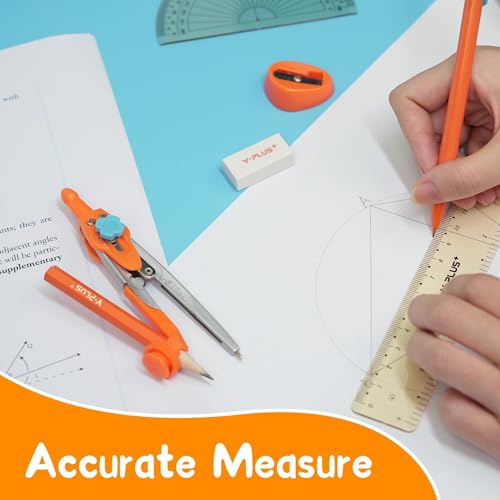 Save 15% on YPLUS Geometry Set for Students – 12 Pcs Kit - Image 6