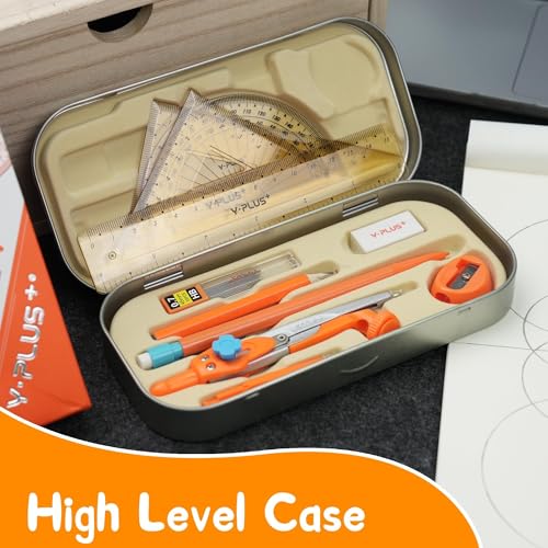 Save 15% on YPLUS Geometry Set for Students – 12 Pcs Kit - Image 7