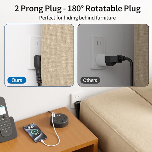 19% Off NTONPOWER 2 Prong Extension Cord with USB Ports - Image 3
