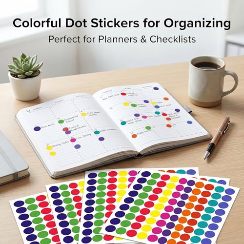 25% Off 1400 PCS Colored Dot Stickers Bundle - Image 5