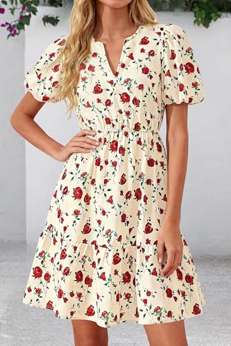 50% Off dowerme Women's Floral Boho Midi Dress Use V8PO4M7O - Image 5