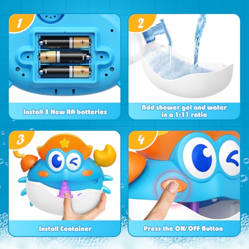 50% Off Light Up Bath Bubble Machine for Kids - Image 6