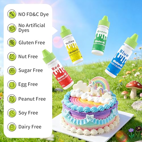 50% Off Natural Food Coloring - Dye Free Baking Set - Image 5