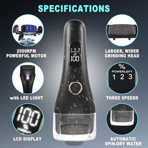 50% Off Electric Callus Remover with Pedicure Kit - Image 7