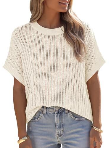 50% Off Saodimallsu Crochet Batwing Sweater Top for Women - Image 2