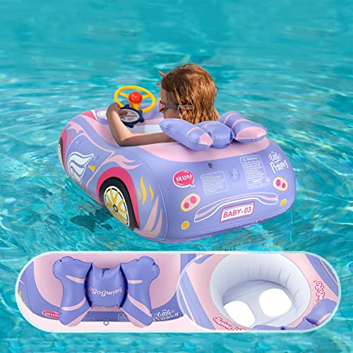 63% Off Car-Shaped Baby Pool Float – Safe & Fun - Image 2