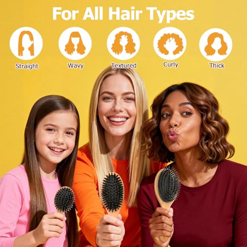 Save 38% on Ancable Boar Bristle Hair Brush Gift Set - Image 3