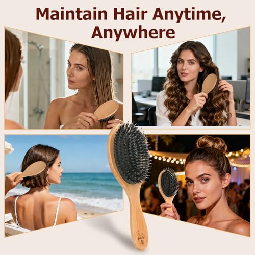 Save 38% on Ancable Boar Bristle Hair Brush Gift Set - Image 6