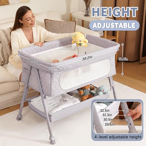 50% Off Kiniew Adjustable Bedside Bassinet for Infants - Image 3
