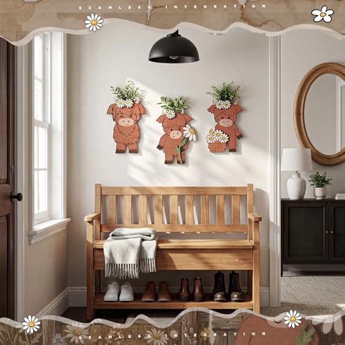 66% Off Highland Cow Wall Decor Set - Only $11.19! - Image 7