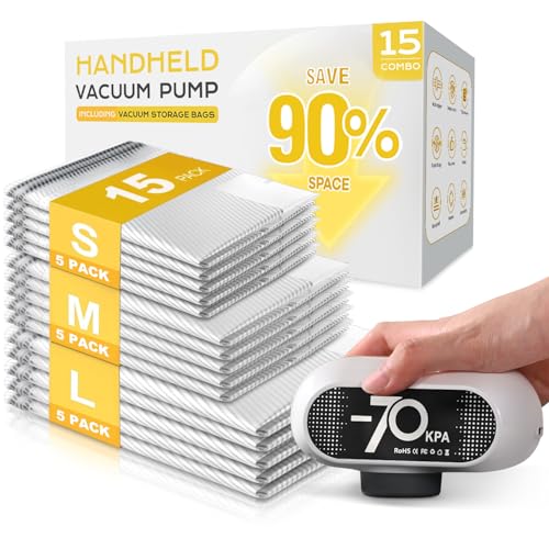 Save 61% with Code: 15 Pack Vacuum Storage Bags + Pump - Image 2