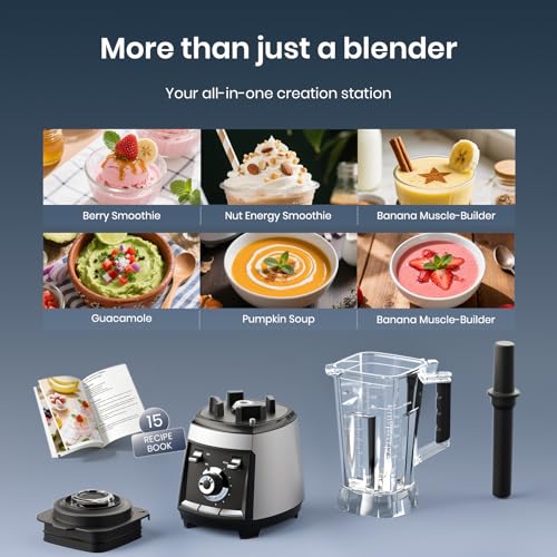 50% Off Sakgos 1800W Professional Countertop Blender - Image 7
