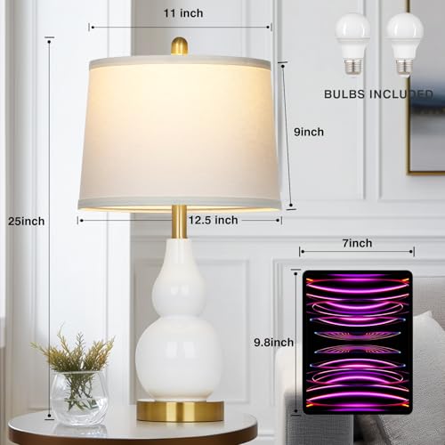 50% Off Lolikit Ceramic Double Gourd Table Lamp - Code CJI2594P - Image 3