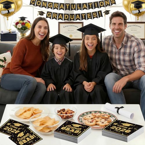 50 Pcs Graduation Napkins - Class of 2026, Save 39% - Image 7