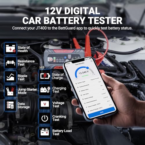 30% Off LOKITHOR 2500A Jump Starter with Bluetooth Tester - Image 4