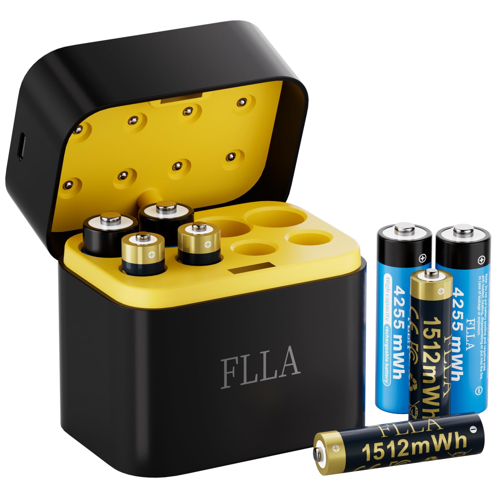 Save 50% on Flla Rechargeable AA & AAA Lithium Batteries - Image 1